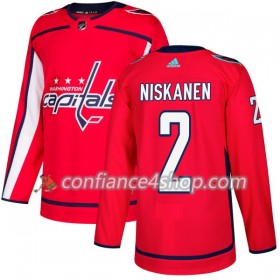 Adidas Maillot de Hockey Washington Capitals Matt Niskanen 2 2017-2018 Rouge Authentic - Homme